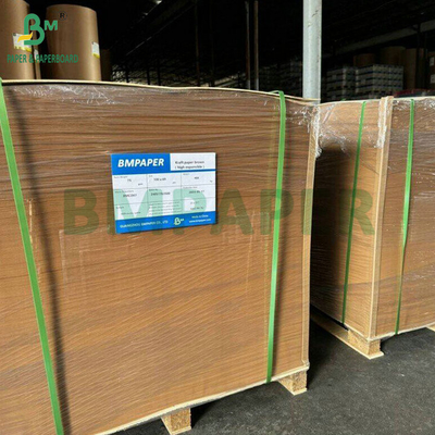75 gm 80 gm Embalagem de cimento Papel Kraft semi-extensivel castanho