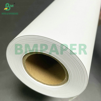 3 polegadas Core CAD Bond Rolls 80gm Papel de Plano de Jato de Tinta Branco 24 polegadas x 500 pés
