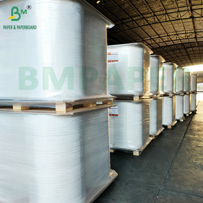 Papel embalado de palha ecológica branca de 28 gm para embalagem individual