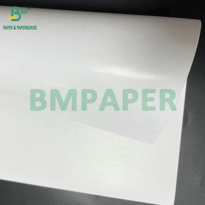 60# Folha de impressão de rótulo branco revestida por um lado com acabamento brilhante