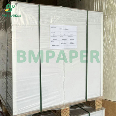 60# Folha de impressão de rótulo branco revestida por um lado com acabamento brilhante