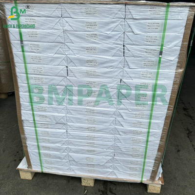 60# Folha de impressão de rótulo branco revestida por um lado com acabamento brilhante
