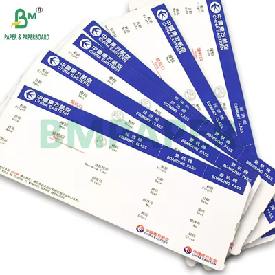 175g bilhetes de avião de companhias aéreas térmicas personalizadas cartão de embarque papel 18,8cm x 8,3cm