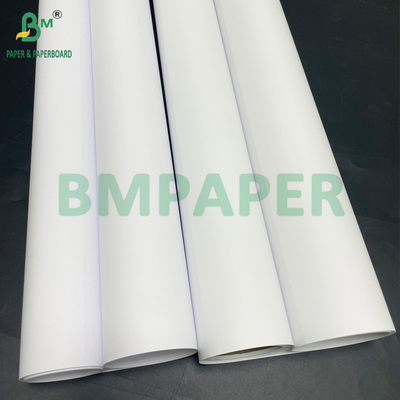 90 gm 105 gm papel de papel revestido 24 "x 150" para fabricante de cartazes coloridos para interiores