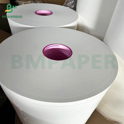 Papel de palha biológico de papel 28 gm 32 mm x 6000 m Rolo Branco