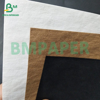0.35mm, 0.55mm Papel de tecido Kraft branco preto lavado para fazer sacos