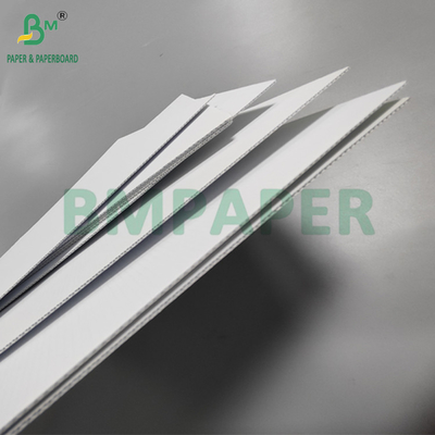 1.5MM 3 camadas de cartão corrugado branco para caixas de cosméticos Liner E flauta 69 x 99CM