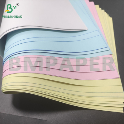 55gm NCR Paper Digital Laser Carbonless Paper Branco CB Rosa CF Rosa