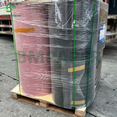 60g Papel de palha Ligas vermelhas, toda a cor preta, rolos de papel 600mm 620mm
