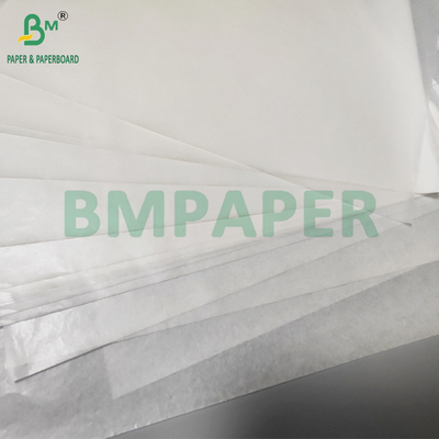 Papel de forno de silicone revestido de branco resistente ao calor de 40 gm para torrefação 620 mm