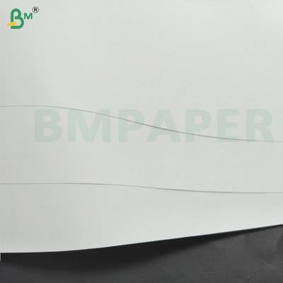 Papel branco revestido de um lado de papel de cone de alimentos para sorvete 80gm