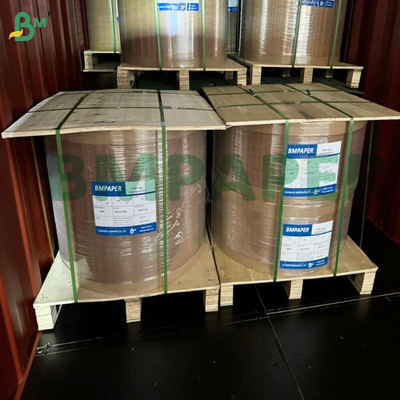 Papel branco revestido de um lado de papel de cone de alimentos para sorvete 80gm