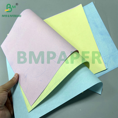 50 gramas 55 gramas Azul Amarelo Cor NCR Papel de faturamento sem carbono Com 640 x 900 mm
