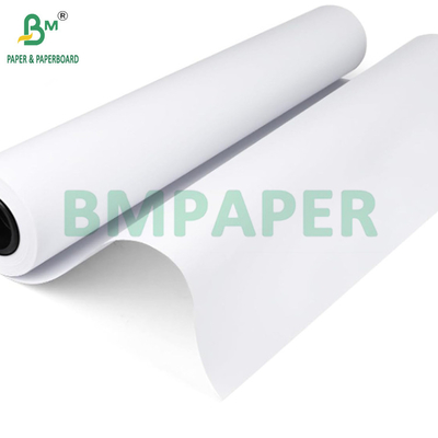 20# Rolo de papel de ligação branco simples para impressoras a jato de tinta de grande formato 24 In x 150 Ft