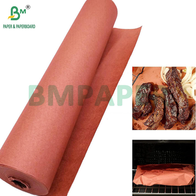 60 gramas de papel de churrasco rosa não encerado para carne fumada 18' x 175 pés