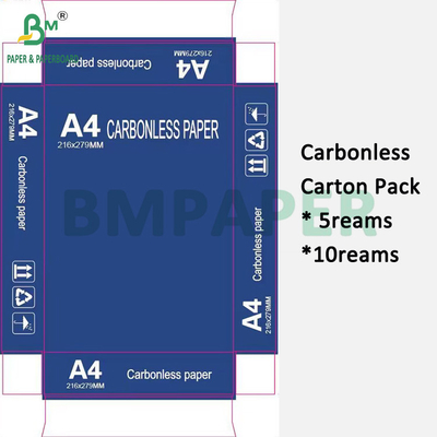 Imagem em papel digital sem carbono Preto 75g 78g A4 Tamanho legal Original CB Intermediário CFB Final CF papel