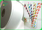 Rolo personalizado do papel do produto comestível de 26gsm 35gsm para fazer palhas de papel bebendo
