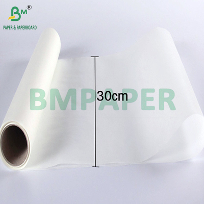 Papel de cozinha branco de 40 g, rolos, largura 30 cm, papel de pergaminho de 12 polegadas
