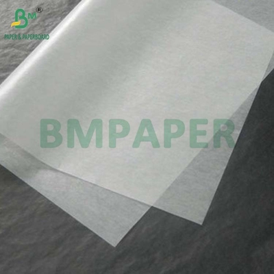 Papel de vidro de cor branqueada de 24 gm para alimentos para copos de panificação 750 x 1000 mm