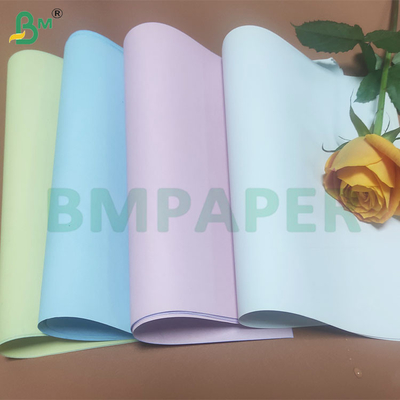 48-80 GSM Substância NCR Papel de cópia em rolos de cores múltiplas