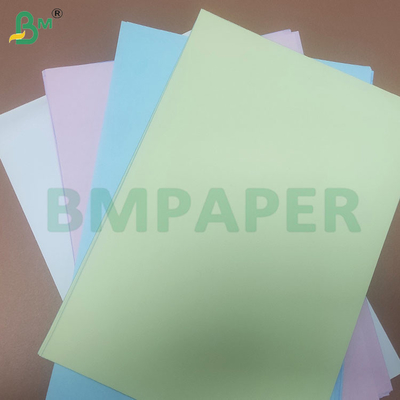 48-80 GSM Substância NCR Papel de cópia em rolos de cores múltiplas