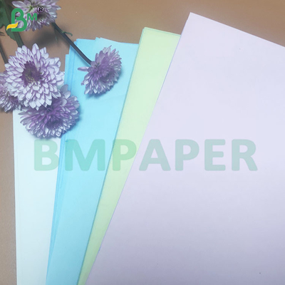 48-80 GSM Substância NCR Papel de cópia em rolos de cores múltiplas