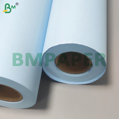 Rolos de papel Plotter de lado duplo azul para Engenharia e Desenho CAD