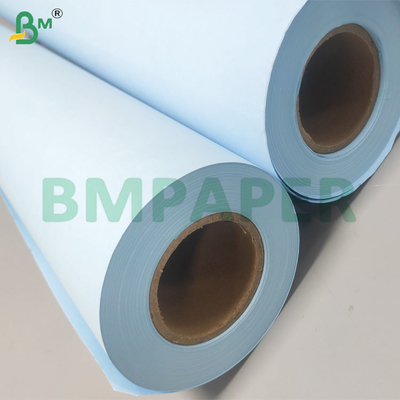 Rolos de papel Plotter de lado duplo azul para Engenharia e Desenho CAD