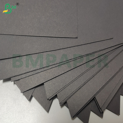 Papel de cobertura de papelão preto Peso de papel 350gm Papel premium liso