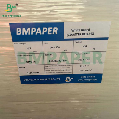 0.7MM 1.2MM High Bulk Eco Drinking Absorbent Paper Para Subterrâneas