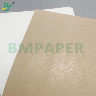 190 gm+15 gm Folhas de papel castanho impermeável revestido com PE para copos