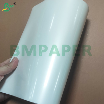 Folhas de papel sintético PET de 180um de lado duplo, brilhante e não rasgador