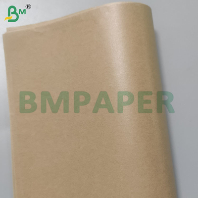 30 gm rolos de papel revestidos de silicone de lado duplo, resistentes à gordura, castanho
