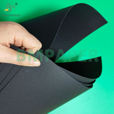 300gm 350gm Alta rigidez e resistência à dobragem Cartão preto revestido de um lado
