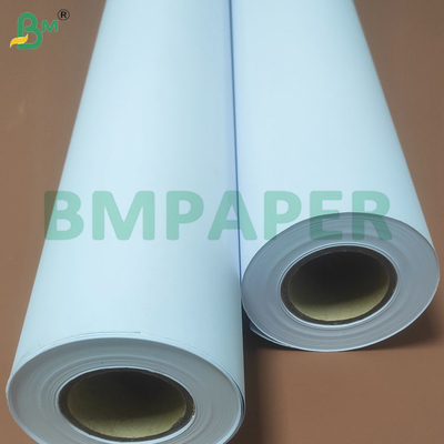 610 mm Largura Papel em rolos CAD Plotter branco com impressão precisa