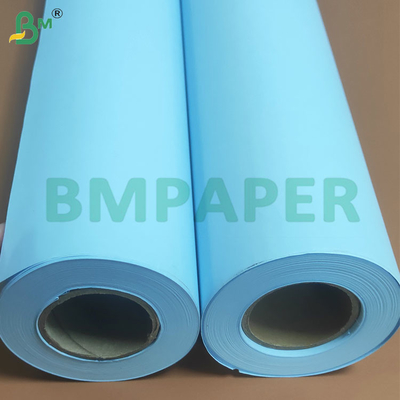 20 libras de engenharia duplo lado Plotter azul rolos de papel 610 mm X 100m