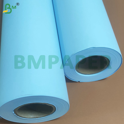 20 libras de engenharia duplo lado Plotter azul rolos de papel 610 mm X 100m