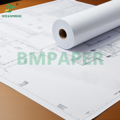 24" x 150" CAD 20lbs Bond Inkjet Largo formato Plotter Papel Para Gráfico 2′′ CORE