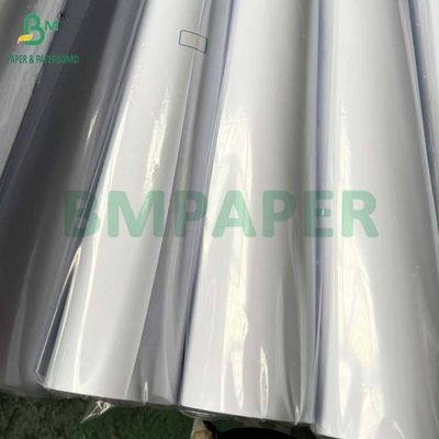 Papel gráfico revestido de branco brilhante de 32 lb x 100 ft