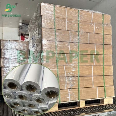 Papel gráfico revestido de branco brilhante de 32 lb x 100 ft