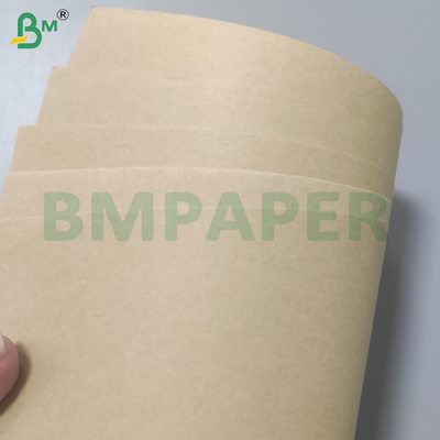 Rollos de papel kraft marrom durável de 120 gm para embalagens sustentáveis
