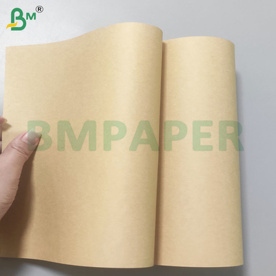 Rollos de papel kraft marrom durável de 120 gm para embalagens sustentáveis