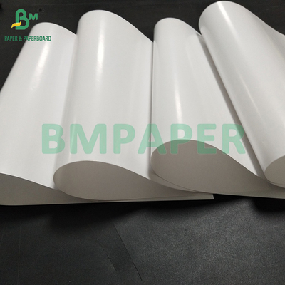 70 gm 90 gm C1S Papel revestido Brilhante para fabricação de rolo de rótulo 50 mm