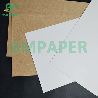 270 gm 350 gm Classe Alimentar de um lado revestido Caixa de bolo de papel de parte traseira marrom