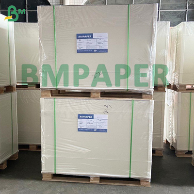 Cartão de papel revestido natural castanho traseiro lado superior branco 275gm segurança alimentar