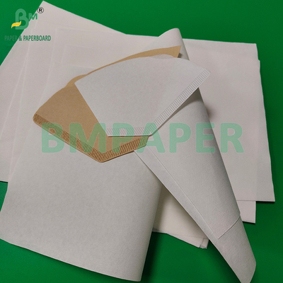 50 gm 328 mm Papel de filtro de café de qualidade alimentar branqueado e não branqueado