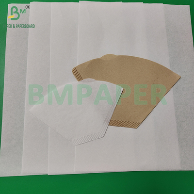 50 gm 328 mm Papel de filtro de café de qualidade alimentar branqueado e não branqueado