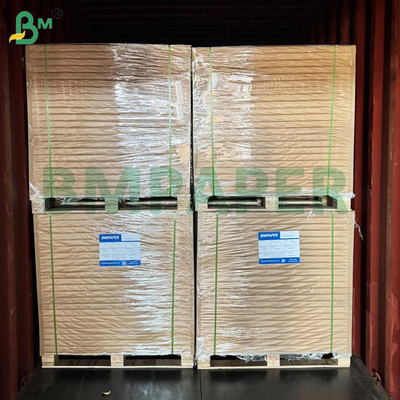 Papel PE Artesanal Castanho Cupstock Papel Força e Durabilidade para Copas