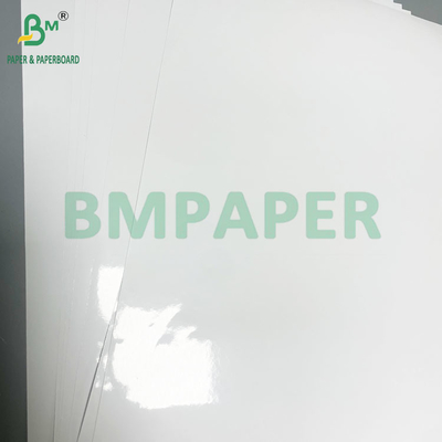 75 gm 80 gm Papel revestido de fundido branco alto para etiquetas de tubos de tubos de chips de batata
