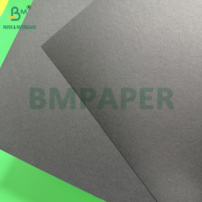 400gm 450gm Papel preto de dois lados Folhas negras profundas 610x860mm